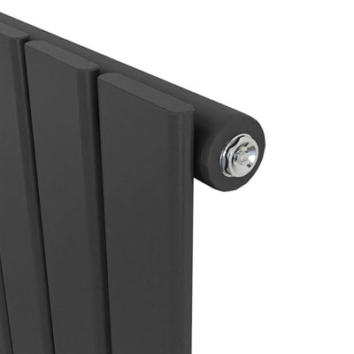 600x884mm Horizontal Single Flat Panel Designer Radiator Anthracite