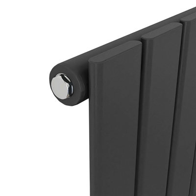 600x884mm Horizontal Single Flat Panel Designer Radiator Anthracite