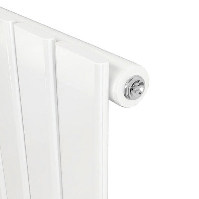 600x884mm Horizontal Single Flat Panel Designer Radiator White