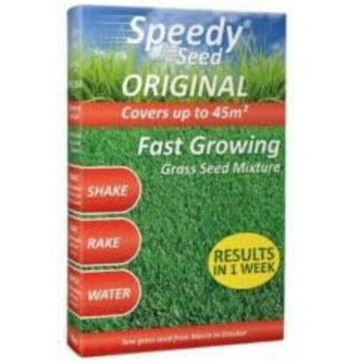 Fast Growing Grass Seeds 750G Shady Lawn Grass Seed For Planting & Patch Repair from B&Q