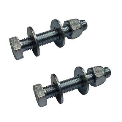  - 5 X Imperial Set Screw Bolts 1/4'' X 1''Washers & Nylon Insert Nuts,
