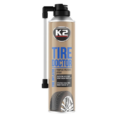 SolaDirect K2 Tire Doctor 535Ml Emergency Tyre Repair SprayPuncture Sealant For TyresCarsMotorcycles from B&Q