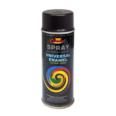 SolaDirect 400 Ml Jet Black Matt (Ral 9005) Universal Gloss Enamel PaintFast Drying High ShineInterior & Exterior from B&Q