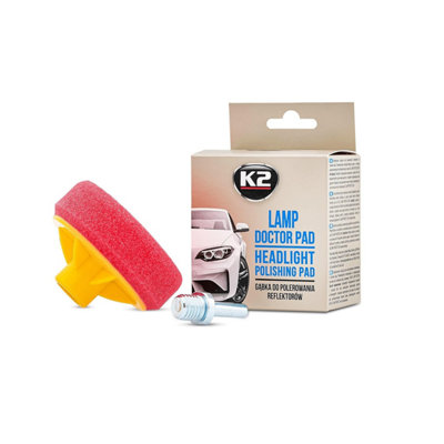 SolaDirect K2 Lamp Doctor Pad 80mm Headlight Polishing SpongeM14 Thread Foam Pad With Drill Adapter from B&Q