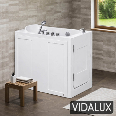 Vidalux Pennington Compact Easy Access Walk-In BathLeft Hand from B&Q