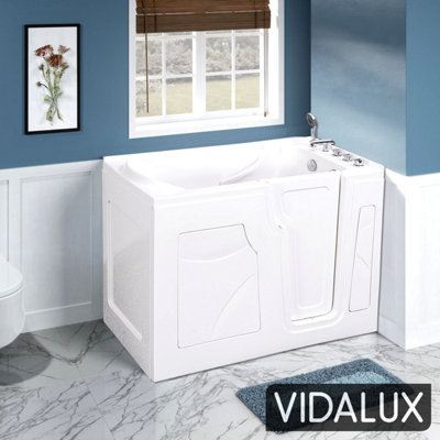 Vidalux Ashford 1200 Easy Access Walk-In BathRight Hand from B&Q