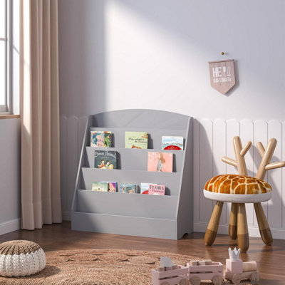 Xample Children Kids Bookcase Storage Bookshelf Toy Organizer Rack With 5 ShelvesModern Display Shelf For BedroomPlayroomNursery from B&Q