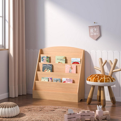 Xample Children Kids Bookcase Storage Bookshelf Toy Organizer Rack With 5 ShelvesModern Display Shelf For BedroomPlayroomNursery from B&Q