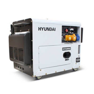 Hyundai DHY6000SE 5.2KW 6.5KVA Diesel Generator 230v Single Phrase Ele - Image 4