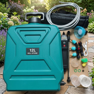  - Electric Garden Sprayer12L Battery Powered Water Sprayer With 4 Nozzles