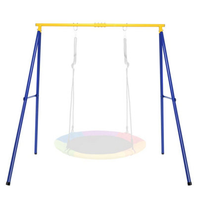 Costway Extra Large Metal Swing Stand A-Frame Swing Frame Heavy Duty W/ Ground Stakes from B&Q