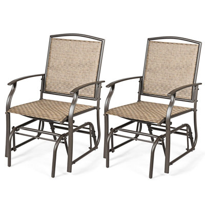 Costway Garden Relaxation Chair Outdoor Rocking Chair