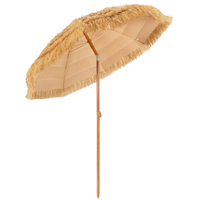 B&Q -  2M Outdoor Patio Umbrella Garden Parasol Portable Beach Poolside