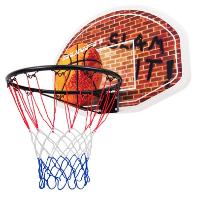 Costway Mini Basketball Hoop Portable Indoor Outdoor Basketball Backboard Wall Mounted