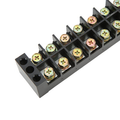 60A 600V Terminal Block for Large Current-10 Position Easy Wiring Ground Circuit Connector