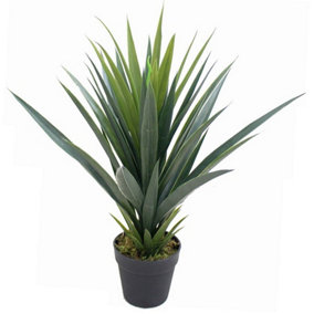 60cm Artificial Tropical Agave Succulent Yukka Style Green Plant