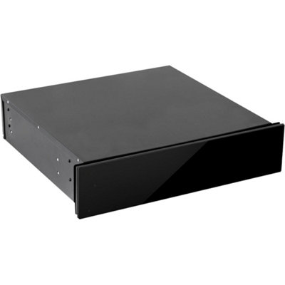 60cm Built-In Warming Drawer - Black Kitchen Appliance for Perfectly Warmed Plates and Dishes
