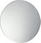 60cm Circular Frameless Bathroom Mirror with Pre-drilled Holes and Wall Hanging Fittings