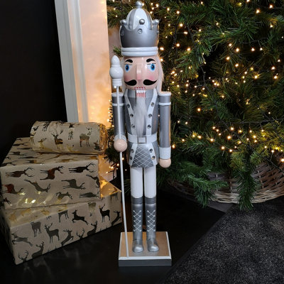 Silver nutcracker deals