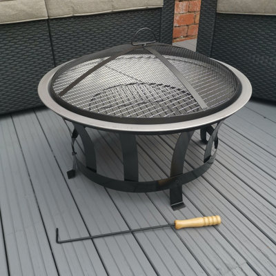 Fire pit grill clearance walmart