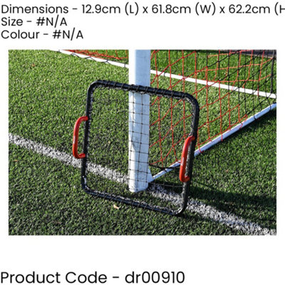 60cm Handheld Football Ball Rebounder - Goal Keeper Training Tool Return Kit