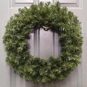 60cm Imperial Pine Christmas Door Wreath in Plain Green