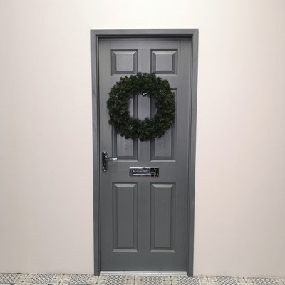 60cm Imperial Pine Christmas Door Wreath in Plain Green