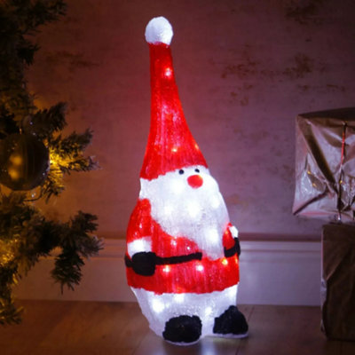 60cm LED Acrylic Santa Light Decoration