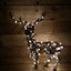 60cm LED Indoor Outdoor Wicker Standing Reindeer Christmas Decoration