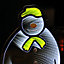60cm LED The Snowman Infinity Christmas Decoration with Wooden Base