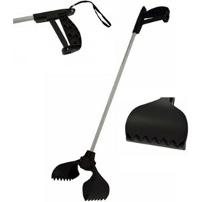 60cm Long Handle Poop Scoop - Convenient and Practical Grabber Picker Tool