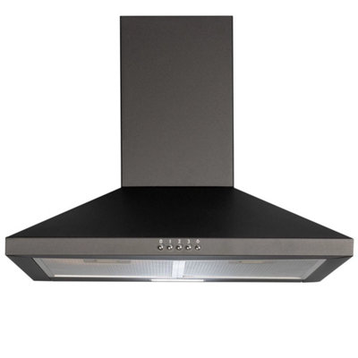 60cm Pyramid Chimney Cooker Hood Kitchen Extractor Fan