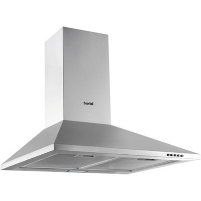 60cm Stainless Steel Chimney Cooker Hood with Carbon Filters for Kitchen Price Comparisons | Compare The Build