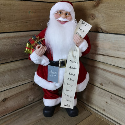 Plush santa hot sale claus