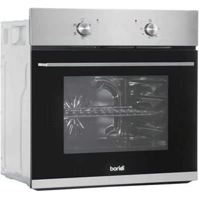 60cm Steel Integrated Electric Oven with Fan and Grill 55L Capacity