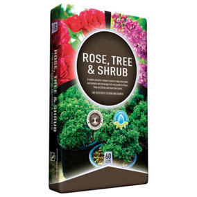 60L Rose Tree & Shrub Compost Gardening Soil For Planting Small To Large Plants