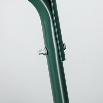 60L Steel Garden Roller Push Pull w/ Fillable Cylinder Water Rolling Drum - 8