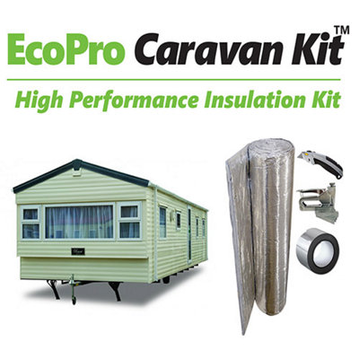 60m2 EcoPro Caravan Insulation Kit - For Insulating Under Static Caravans To Help Prevent Cold And Draughts