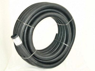 60mm 2" Land Drain x 25m mtr Metres Tree Planting Protection Cut to Size Perforated Drainage Coil Pipe