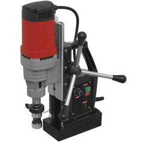 60mm Magnetic Drilling Machine - 16mm Twist Drill Chuck - Variable Speed - 230V