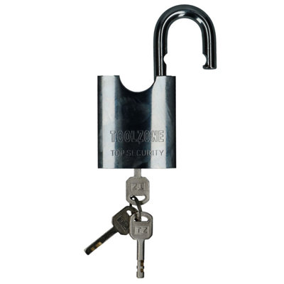 60mm Security Padlock Shed Gate Lock 3 Keys 20mm Shank Brass Core Security