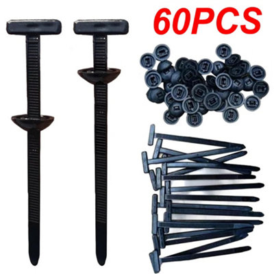 LYMEDIA 20/50100Pcs Multipurpose Nylon Universal Cable Tie Buckle Cable Tie Retainer Self-Locking Heavy Duty Nylon Zip Ties Gifts Nylon Buckle Tie Holder Car Daily Repair | PH