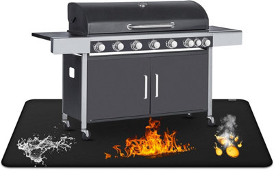 Ifory Grillmatte – 122x76 Cm, Doppelseitig Feuerfest, Perfekt Für Outdoor-Grill & Camping