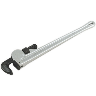 610mm Aluminium Alloy Pipe Wrench with Carbon Steel Jaws - European Design for Professionals