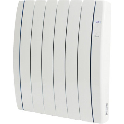 617mm (W) x 572mm (H) - White Touch Gel Filled Electric Radiator ...