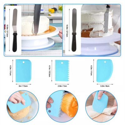 61Pcs Decorating Cake Rotating Icing Stand Turntable Revolving Kitchen ...