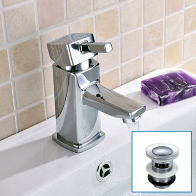 Nes Home Mono Mixer Tap - Silver - Brass - Image 5
