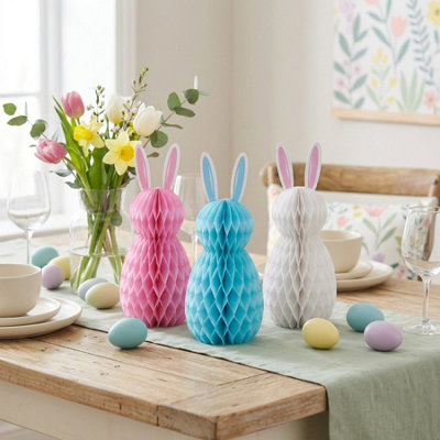 Garden Greatness Springtime Easter Paper Rabbit Decoration from B&Q