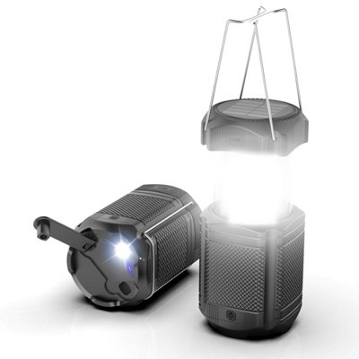  - Camping Lantern Rechargeable Lights With Solar Hand Crank And Led Flashlight Telescopic Portable For Outdoor Tent Emergencies