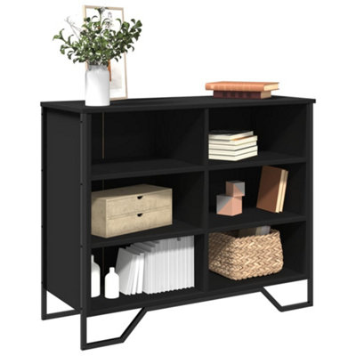 Berkfield Sideboard Black 91X35.5X74.5 Cm Engineered Wood from B&Q